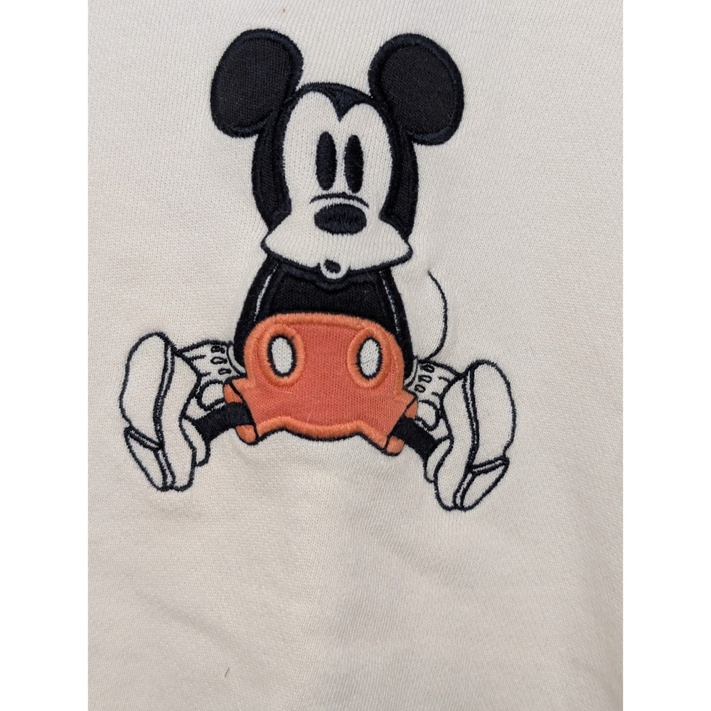Mickey Mouse Disney Toddler Sweatshirt 18-24M Uniqlo Baby‎ Cream Pullover...